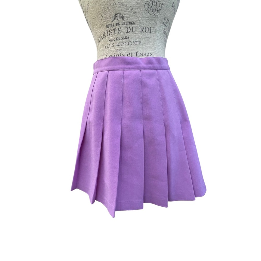 Lilac Pleated Tennis Skirt